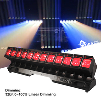 Igreslite - Juego de 12 Luces de Barra de Matriz de Zoom Pixel con Cabezal Móvil de 60 W, 12 LED RGBW 4 en 1, Curva PXL, para Escenarios y Conciertos