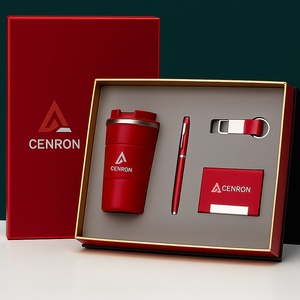 Set de Regalo <span class=keywords><strong>para</strong></span> Ferias y Conferencias: Taza de Café, Bolígrafo Metálico, Memoria USB y Tarjetero Delgado, <span class=keywords><strong>Caja</strong></span> Personalizable <span class=keywords><strong>con</strong></span> Tapa Magnética - Product Image 6