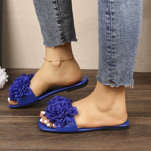 Sandalias Planas de Verano para Mujer, Nuevas, Modernas, con Estampado Floral, para la Playa, Casuales, Antideslizantes y Ligeras - Product Image 6