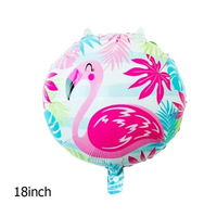 Dekorasi Pesta Bentuk Gelas Koktail, Balon Foil Musim Panas Tropis Flamingo Nanas Kaktus Pohon Palem untuk Pesta Luau di Kolam Renang