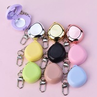 Emballage personnalisé en forme de cœur coloré pour rouge à lèvres, baume à lèvres, formule crémeuse, rouge à lèvres liquide, porte-clés miroir, boîtes en plastique vides