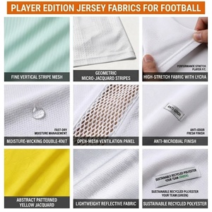 Vente en gros directe – Maillot de football d'été à séchage rapide et respirant, T-shirt de football personnalisé pour les supporters d'Espagne, service OEM, découpe automatisée - Product Image 6