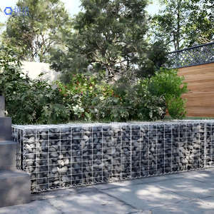 Set Keranjang Gabion Pagar Rantai Berlapis PVC, Dinding Batu, Dinding Penahan Gravitasi Jaring Las, Set Keranjang Galvanis Berlipat - Product Image 6