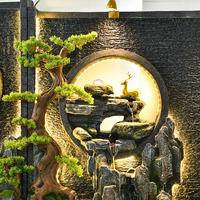 Fuente de Agua para Interiores Decoración de Hogar Cascada Artículos Decorativos para Hogar y Jardín Fuentes