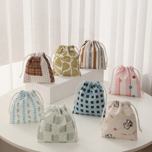 Sac à cordon de dessin animé, sac de rangement pour étudiants, sac à rouge à lèvres, trousse de maquillage, trousse de toilette, ensemble de trois pièces, sac de rangement patchwork anti-<span class=keywords><strong>poussière</strong></span> pour femmes - Product Image 6