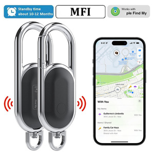 Traceur GPS mondial F15 avec certification MFI CE FCC RoHS, autonomie en veille de 1 an, mini localisateur, balise porte-bonheur, dispositif anti-perte Find My - Product Image 1