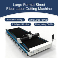 Machine de découpe laser fibre CNC grand format 1500W-30000W 4000x2000 8000x2500 14000x3200mm pour tôles