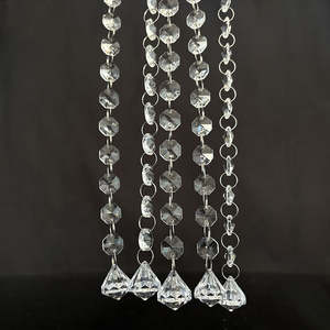 Guirlanda de Decoração em Cristal Transparente com Prisma de Acrílico para Lustre - Product Image 6