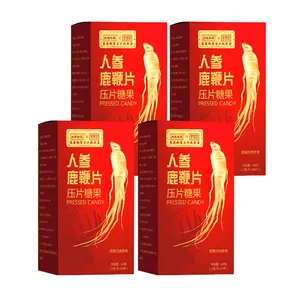 GMP factory produces natural ginseng deer Whip tablets all-natural male restorative energy sugar tablets