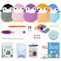 Kit de 4 fleurs en peluche au crochet en fil de coton personnalisé, fait main, modèle Cactus, pour voiture, bouquet, décoration de table et de maison, Herway