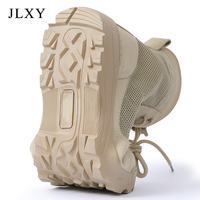 Bottes tactiques mi-mollet SWAT, tige en microfibre Oxford, doublure en mesh, semelle en caoutchouc, bottes de randonnée et de trekking en plein air