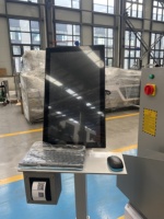 Scie à découper interne CNC pour profilés aluminium, lame de 550 mm, machine de découpe à 45/90 degrés pour la production de portes et fenêtres en aluminium