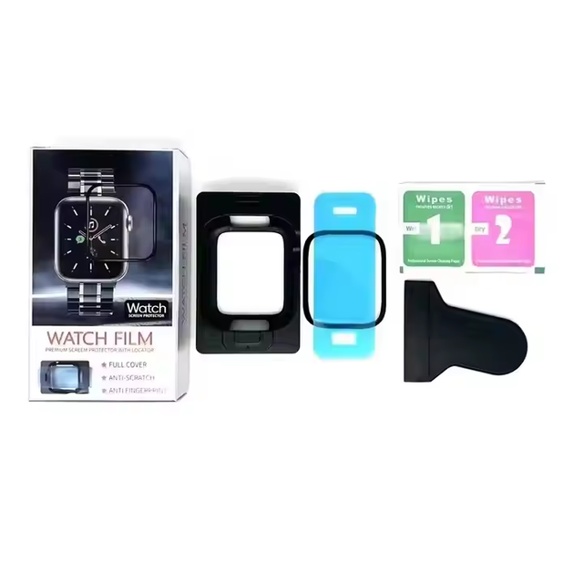 For apple Watch 38/42/40/44/41/45/49mm with Easy Install PMMA Watch Screen Protector Protect Watch Series 10 Film