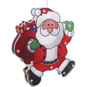 Pendentif à piles avec ventouse, taille petite, couleur blanc clair ; idéal pour décorer lors de fêtes et créer une ambiance de Noël. - Product Image 3