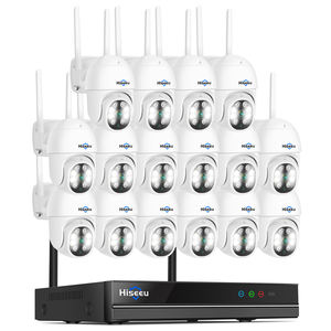Hiseeu H.265 5mp Buitenshuis Bewaking Draadloze Wifi Nvr Beveiliging <span class=keywords><strong>Ip</strong></span> Cctv Camerasysteem 12 16 Kanaal - Product Image 1