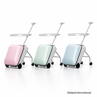 Sac de poussette multifonctionnel 20 pouces, valise de voyage pour étudiants avec serrure pour enfants