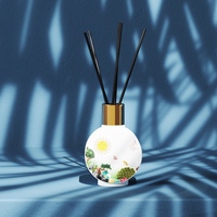 Diffuseur de roseaux de luxe 500 ml, parfum de fruits frais et de fleurs, huile pour l'aromathérapie à domicile, parfum sans odeur pour le salon, parfum