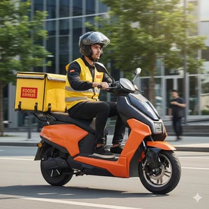 Moto électrique tout-terrain E4 en acier avec moteur brushless 1500W 72V pour adultes - 3 vitesses, suspension intégrale, design léger - Product Image 4