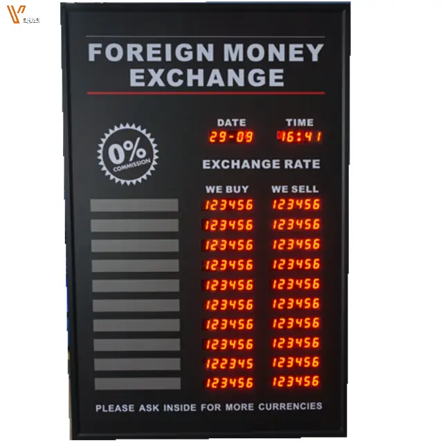 6 Digit Currency Exchange Rate Display 0.8" 7 Segment Display