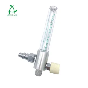 Duitse Standaard Quick Adapter Wandmontage Medische Zuurstof Cilinder Flowmeter Met Boei Type Zuurstof Inhalator