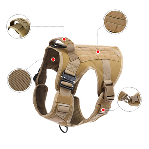 Arnés táctico ajustable para perros, correa de pecho para mascotas, entrenamiento de trabajo, fácil Control, chaleco para mascotas, servicio de tracción - Product Image 5