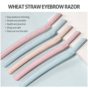 Maquinilla de <span class=keywords><strong>Afeitar</strong></span> Desechable Biodegradable <span class=keywords><strong>para</strong></span> Rostro y <span class=keywords><strong>Cejas</strong></span> de Marca Privada - Product Image 3