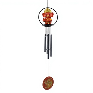 Ganesha Wind <b>Chime</b> 90MM PVC/ABS Material Injection Molded Modern Decorative Hanging <b>Bell</b> Spiritual Feng Shui - Product Image 3