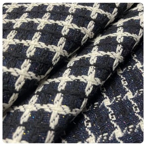 <span class=keywords><strong>Tissu</strong></span> en tweed à carreaux <span class=keywords><strong>noir</strong></span> <span class=keywords><strong>et</strong></span> <span class=keywords><strong>blanc</strong></span> rétro, <span class=keywords><strong>tissu</strong></span> tissé texturé à carreaux pour manteaux, vestes <span class=keywords><strong>et</strong></span> accessoires de bricolage - Product Image 2