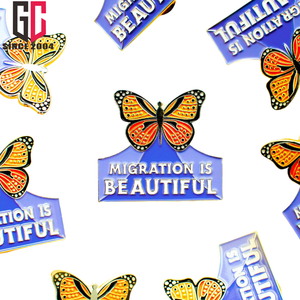 15 Năm Nhà Máy Tùy Chỉnh Kim Loại Men Di Chuyển Là Đẹp Ve Áo Pin Trâm Huy Hiệu Quần Áo Món Quà Thủ Công - Product Image 2