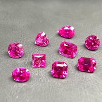 Fabrik-Großhandelspreis Birnenförmiger Saphir Laborgezüchteter Pinker Saphir für Maßgefertigten Schmuck 3*5mm-7*10mm Loser Laborgezüchteter Edelstein