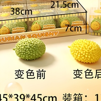 Jouet Squishy Durian qui change de couleur selon la température, jouet anti-stress
