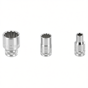 Fervi Polygonal <b>Socket</b> Wrench Normal Series <b>12</b> <b>Point</b> Chrome Vanadium Steel - Product Image 2