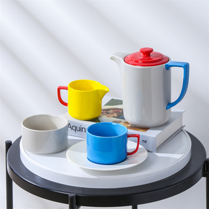 Tasses à thé et soucoupes style nordique, café moderne, café <span class=keywords><strong>expresso</strong></span>, porcelaine - Product Image 3