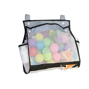 OEM impermeabile PVC Mesh Kids Toy Storage Organizer Hanging Bag bagno Quick Dry impermeabile Toilet Toys Organizer Bag