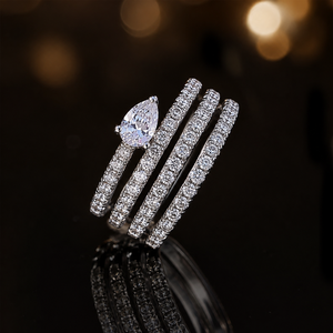Anello a Goccia Multistrato per Donne, Gioiello da Dito alla Moda e Trendy - Product Image 5