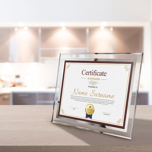 Wholesale Photo <b>Frame</b> Glass Creative <b>4x6</b> 5x7 8x10 Glass <b>Picture</b> <b>Frame</b> Transparent Glass Photo <b>Frame</b> Home Decorative Accessory - Product Image 3