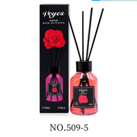 Diffuseur à bâtonnets ScentofVenus sans flamme en verre, parfum fruité-floral, pièce décorative d'intérieur, durée 30-60 jours, vente en gros, commerce extérieur