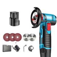 Mini-meuleuse d'angle sans fil rechargeable, machine de découpe et de meulage portable, outil électrique pour atelier et travaux de réparation