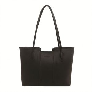 European American Style Trendy Canvas Tote <b>Bag</b> Women Large Capacity Zipper Closure Beach Shopping Handbag With Tassel Print - Product Image 2