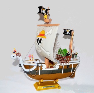 Figura de Acción al por Mayor de Alta Calidad OEM Juguete de PVC One Piece Luffy Anime Barco Going Merry Thousand Sunny Modelo Decoración - Product Image 6