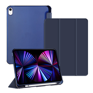 Étui en cuir PU pas <span class=keywords><strong>cher</strong></span> pour <span class=keywords><strong>iPad</strong></span> <span class=keywords><strong>Pro</strong></span> 11 2018-2022 avec coque arrière transparente et support pour stylet - Product Image 5