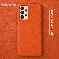 Housse en cuir véritable pour téléphone portable Samsung Galaxy A33 5g, A31, A32, S20, S21, S22, S23