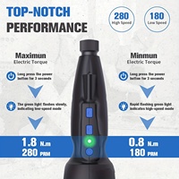Ensemble de tournevis sans fil industriel 3,6 V, batterie rechargeable, moteur sans balais, couple de 1,8 N.m, 280 tr/min, OwiHaerxis LSD11