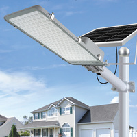 Lampu Jalan Tenaga Surya Layar Penuh ABS OEM ODM 100 Watt 200w Ip67 Tahan Air dengan Remote Control