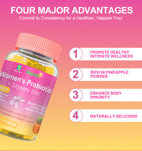 Wins Town OEM ODM Gummies Probiotiques à l'Orme Rouge pour Femmes – Soutien de l'Équilibre du pH, Santé Digestive et Immunitaire – Complément Alimentaire - Product Image 2