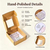 Coffret Cadeau de Pierres Naturelles Roulées en Gros – Cristaux de Poche Polis, Pierres de Palmier, Cristaux de Guérison Spirituelle