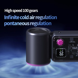 Ventilador USB Mini Portátil de Alto Rendimiento con Ajuste de Velocidad de 0-100 y Control Táctil con Luz - Product Image 5