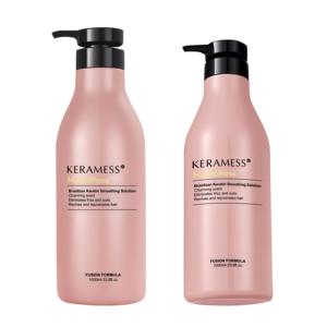 Traitement à la kératine brésilienne sans formaldéhyde 3 en 1 Lissage Sans irritation Sans brûlure aux yeux Pour les types de cheveux crépus et bouclés - Product Image 1