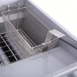 เครื่องทอดกรอบแก๊ส304สำหรับอุตสาหกรรมร้านอาหารเชิงพาณิชย์ที่ได้รับการรับรอง CE จาก16L - Product Image 4