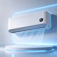 AC Split Dinding Dual Mode Pemanas Pendingin Hemat Energi Inverter 12000btu